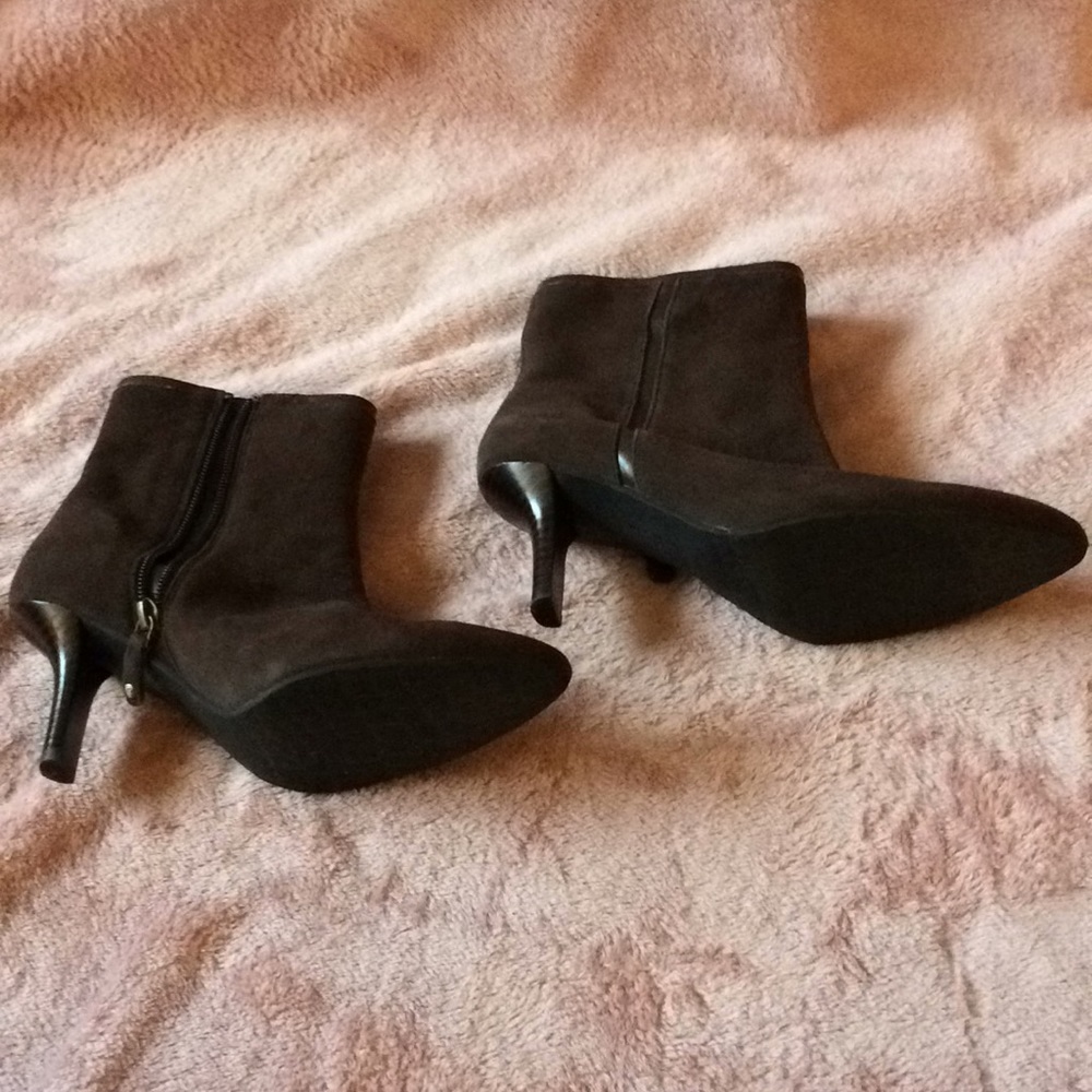 Brown booties
